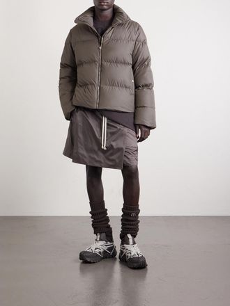Rick Owens + Moncler Quilted Shell Down Jacket