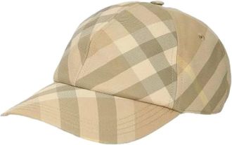 Burberry Pre-owned Accessories, female, Multicolor, Size: ONE SIZE Pre-owned Checked Baseball Cap