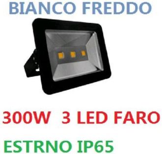 Trade Shop Trade Shop Traesio - Trade Shop - Foco Led Para Exterior Ip65 De 150 W, Color Negro, Con 3 Led Blancos De Alta Potencia