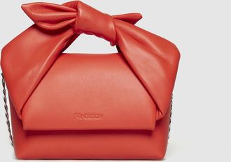 J.W.Anderson Sac Twister Mini Bow Orange