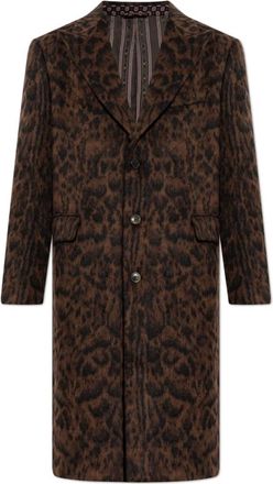 Etro Heren, Mantels, Bruin, Maat: XL Wol