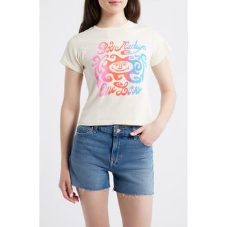 Daydreamer Bob Marley One Love Gradient Graphic T-shirt in Stone Vintage at Nordstrom, Size X-Small