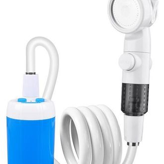 OEM Ducha El&eacute;ctrica Port&aacute;til Para Camping, 4000 Mah, Doble Modo De Rociado, Rociador De Agua Multifuncional Para Ba&ntilde;ar Mascotas, Lavar Coches, Senderismo,