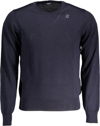 K-Way Heren, Truien, Blauw, Maat: XL Wol
