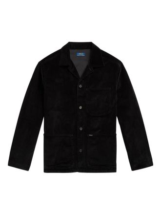 Polo Ralph Lauren Ribfluwelen shirtjack - Zwart