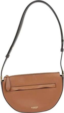 Burberry Pre-owned Cross Body Bags, female, Brown, Size: ONE SIZE Pre-owned Olimpia Mini Shoulder Bag