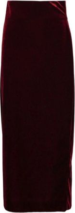 Alberta Ferretti Maxi Rokken - Dames - Midirokken - Rood - S - Rokken