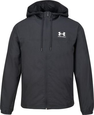 Under Armour Windbreaker UNDER ARMOUR UA RIVAL WVN WINDBREAKER, Herren, Gr. XXL, schwarz-weiss (schwarz, schwarz, wei&szlig;), Obermaterial: 100% Polyester, normal, Jack