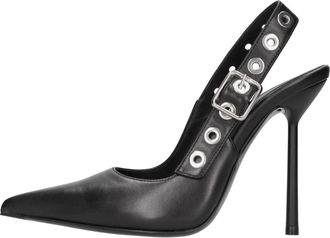 Le Silla Courtney Slingback - Dames - Pumps - Zwart - 38 EU - Leer - Schoenen