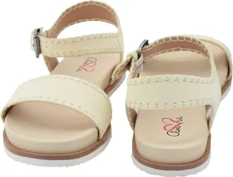 Mia Amore Sofee Faux Leather Flat Sandals
