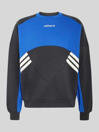 adidas Originals Relaxed Fit Sweatshirt aus Baumwoll-Mix in Royal, Gr&ouml;&szlig;e XXL