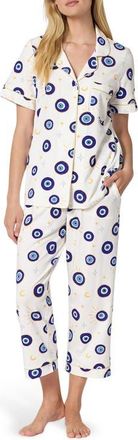 Bedhead Pajamas Print Short Sleeve Pajamas in Eyeconic at Nordstrom, Size X-Small