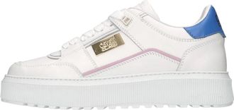 Cavalli Pasha Sneakers - Dames - Sneakers - Wit - 35 EU - Leer - Schoenen