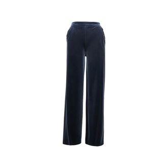 Emporio Armani Pantalones Anchos - Trousers - Mujer - Azul - XL