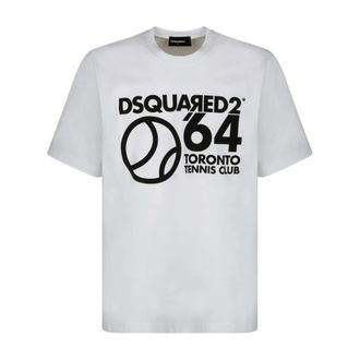 Dsquared2 Hombre, Camisetas, Blanco, Talla: XL