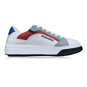 Dsquared2 Schoenen, Heren, Veelkleurig, 41 EU, Leer, Lace-Up Sneakers