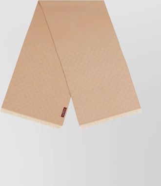 Gucci wool gg jacquard scarf