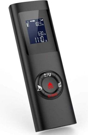 OEM [nunca Usado] Mini Tel&eacute;metro L&aacute;ser De 40 M, Port&aacute;til, Recargable Por Usb, Digital, En Pulgadas Y Pies, Color Negro