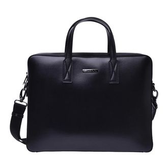 Baldinini Tassen, Heren, Zwart, ONE Size, Professional bag in black leather