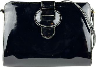 Ferragamo Patent Leather Shoulder Bag (Pre-Owned)