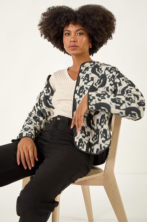Roman Soft Printed Quilted Jacket