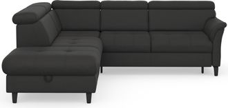 Sit&more Ecksofa »Marano L-Form« inklusive Kopfteilverstellung, wahlweise mit Bettfunktion, Bettkasten