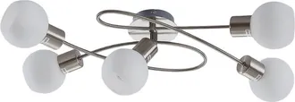 Lindby L&aacute;mpara De Techo elaina En Gris Metal - Lindby