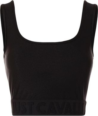 Roberto Cavalli Top - Dames - Tops zonder mouwen - Zwart - S - Tops