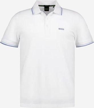 HUGO BOSS Cotton Piqu&eacute; Polo Shirt With Logo