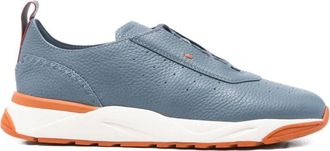 Santoni Casual Sneakers voor Mannen - Heren - Sneakers - Blauw - 41 1/2 EU - Schoenen