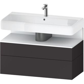 Duravit Qatego Mueble Bajo Lavabo, 1 Extra&iacute;ble Y 1 Caj&oacute;n, - Duravit