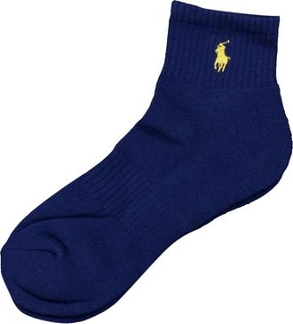 Polo Ralph Lauren Embroidered Pony Cotton-Blend Socks
