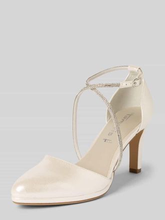 Tamaris Tamaris Pumps mit Strasssteinbesatz in Offwhite, Gr&ouml;&szlig;e 38