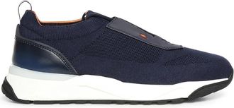 Santoni Flin Sneakers - Heren - Sneakers - Blauw - 45 EU - Schoenen
