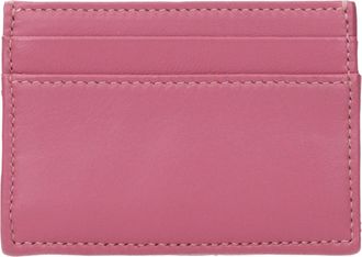 Versace Quilted Leather Card Case - Pink
