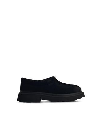 UGG Tasman Black Suede Slippers
