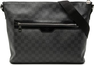 Louis Vuitton Pre-owned Womens Damier Graphite Mick Mm - Dark Grey Textile - One Size