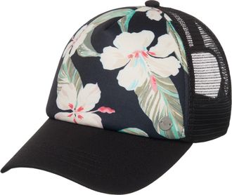 Roxy Trucker Cap ROXY Beautiful Morning, Damen, anthrazit spring charming, Kunstfaser, Caps Trucker Cap