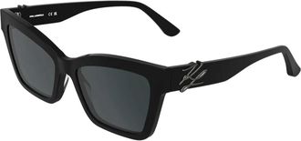 Karl Lagerfeld Kl 6220S Zonnebril - Dames - Zonnebrillen - Zwart - 54 MM - Accessoires