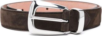 Khaite Benny Belt - Silver Buckle (30mm)