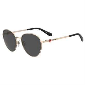Moschino Womens Accessories Moscsun Round Sungls in Rose Gold - One Size
