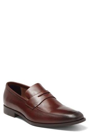 Rush by Gordon Rush Bradley Leather Penny Loafer in Brandy at Nordstrom Rack, Size 10.5