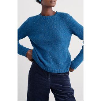Seasalt Cornwall Dawson Pick Merino Wool Blend Sweater in Jetty at Nordstrom, Size 10 Us