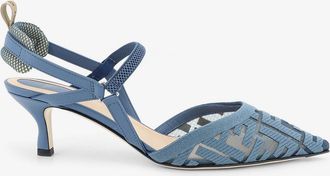 Fendi Decollet&egrave; Colibri in mesh con ricamo FF - FENDI - gender_Woman