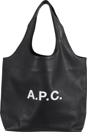 A.P.C. Shopping Bags, female, Black, ONE SIZE, Black Tote Ninon Bag