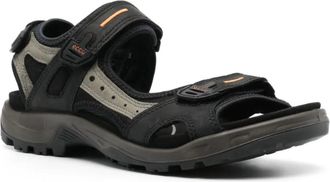 Ecco Mens Offroad Touch-Strap Sandal In Black