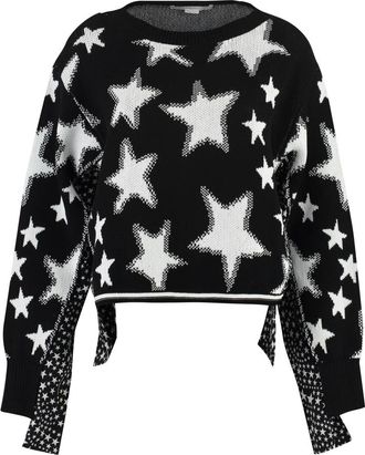 Stella McCartney Dames, Truien, Zwart, Maat: 2XS Katoen