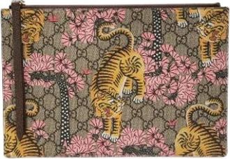 Gucci Pre-owned Clutch - Dames - Vintage Clutch - Beige - ONE Size - Vintage