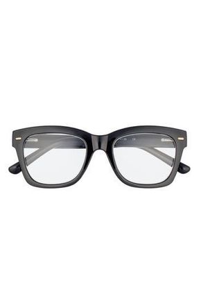 Cole Haan Crystal Core 32mm Square Reading Glasses in Black at Nordstrom Rack, Size +1.00