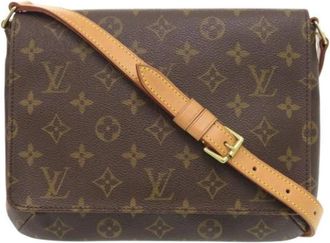 Louis Vuitton Pre-owned Musette Tango Short Shoulder Bag - Heren - Vintage Schoudertas - Bruin - ONE Size - Vintage